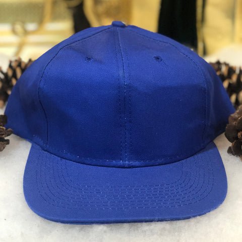 Vintage Royal Blue Blank Attractive Headwear Twill Snapback Hat