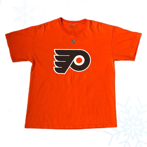 NHL Philadelphia Flyers Jaromir Jagr Reebok Jersey T-Shirt (L)
