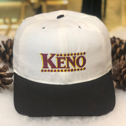 Vintage Keno Lottery Gambling Twill Snapback Hat