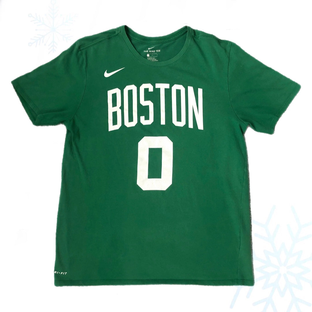 NBA Boston Celtics Jayson Tatum Nike Atheltic Cut Jersey T-Shirt (L)