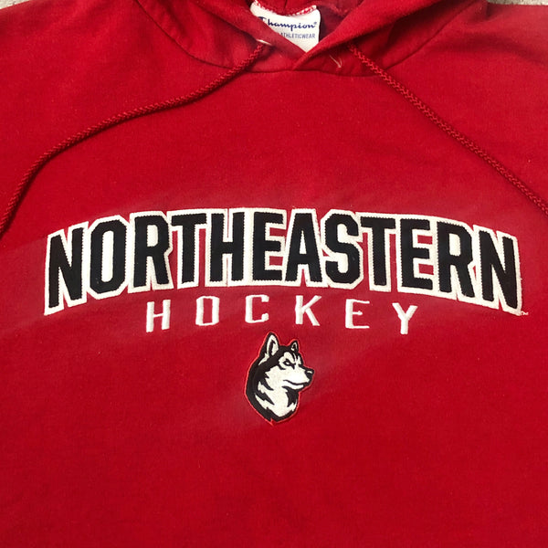NCAA Northeastern Huskies Hockey Champion Hoodie Sweatshirt (L)