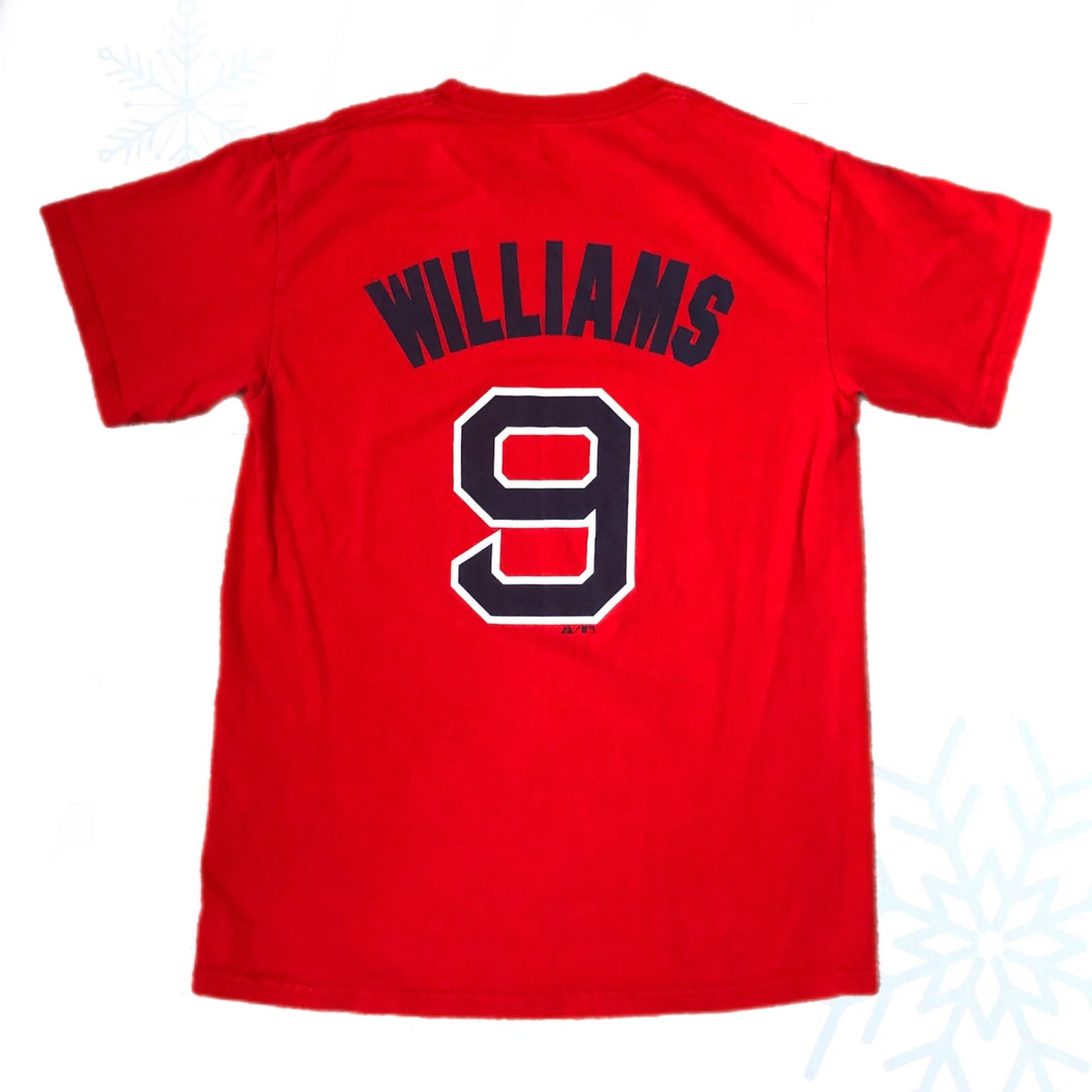 MLB Boston Red Sox Ted Williams Majestic Jersey T-Shirt (M)