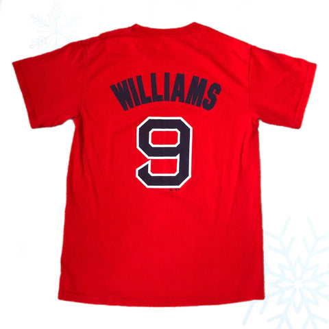 MLB Boston Red Sox Ted Williams Majestic Jersey T-Shirt (M)