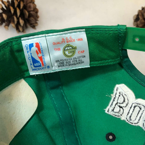Vintage Deadstock NWOT NBA Boston Celtics The G Cap Wave Twill Snapback Hat