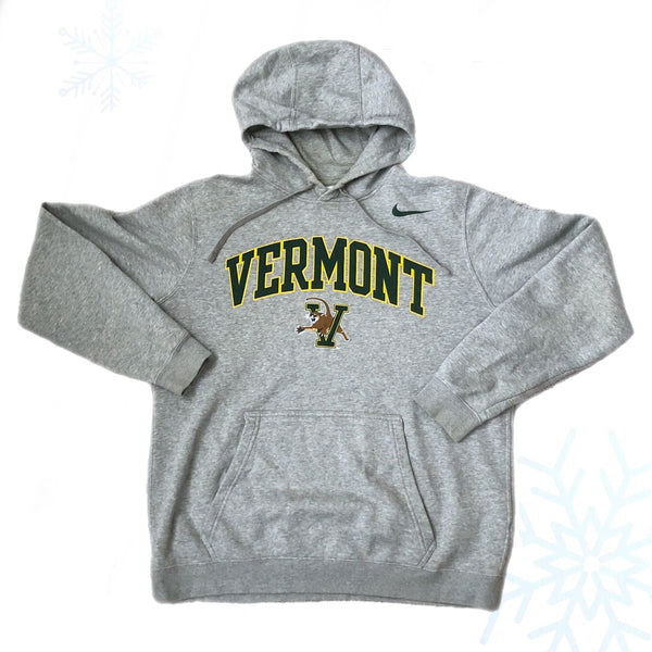 NCAA Vermont Catamounts Nike Hoodie Sweatshirt (L)