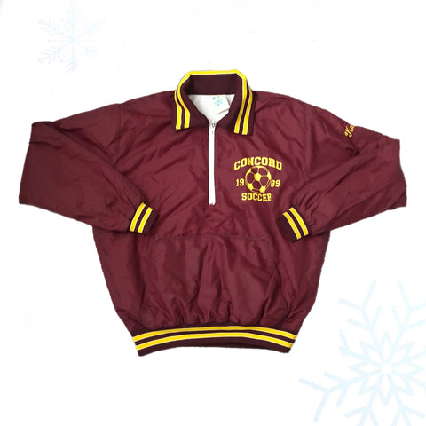 Vintage 1989 Concord Soccer Windbreaker Jacket (L)