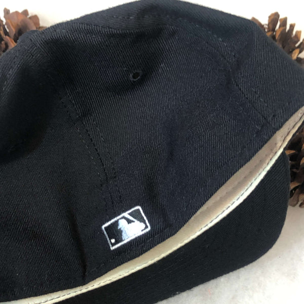 Vintage MLB Umpire New Era Wool Fitted Hat 7 1/4