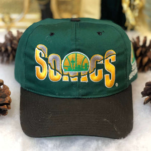 Vintage NBA Seattle Supersonics The G Cap Twill Snapback Hat