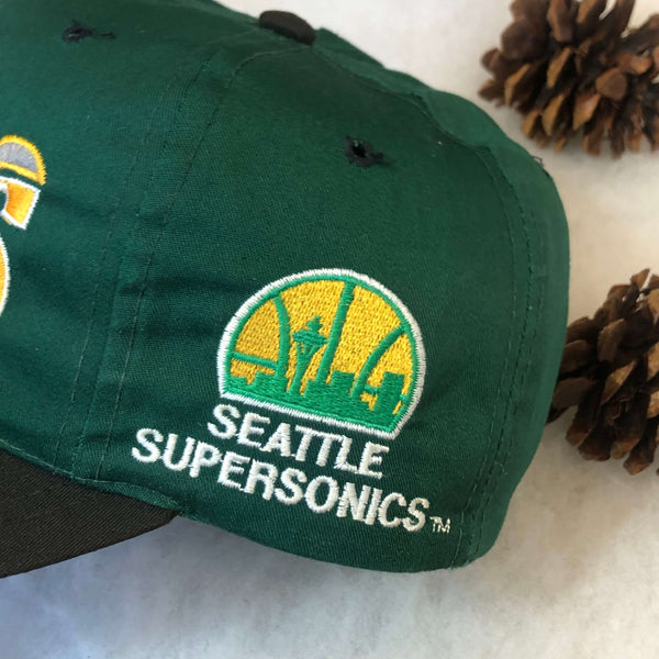 Vintage NBA Seattle Supersonics The G Cap Twill Snapback Hat