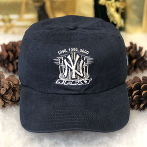Vintage 2000 MLB New York Yankees 3-Peat New Era Strapback Hat