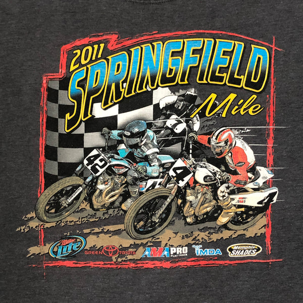 2011 Springfield Mile Motorcross Racing T-Shirt (L)