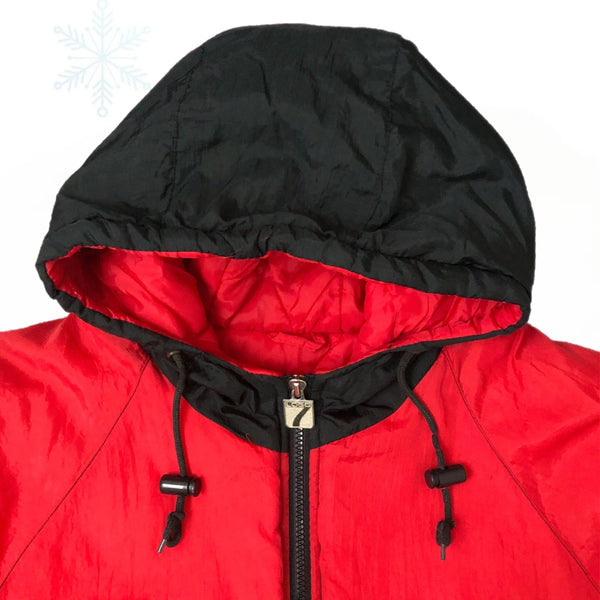 Vintage NBA Portland Trail Blazers Logo 7 Puffer Jacket (XL)