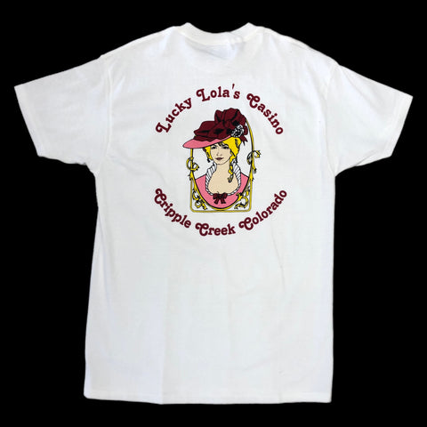 Vintage Lucky Lola's Casino Cripple Creek Colorado T-Shirt (L)