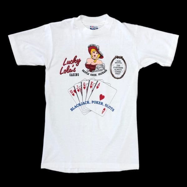Vintage Lucky Lola's Casino Cripple Creek Colorado T-Shirt (S)