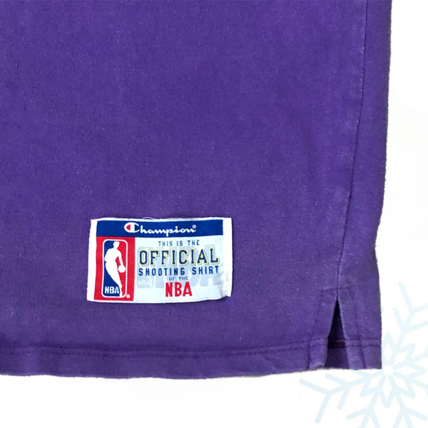 Vintage NBA Charlotte Hornets Champion Warmup Shooting Shirt (L)