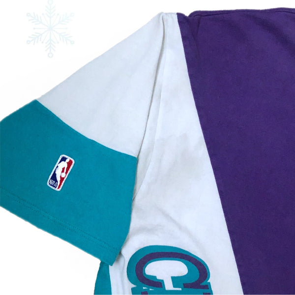 Vintage NBA Charlotte Hornets Champion Warmup Shooting Shirt (L)