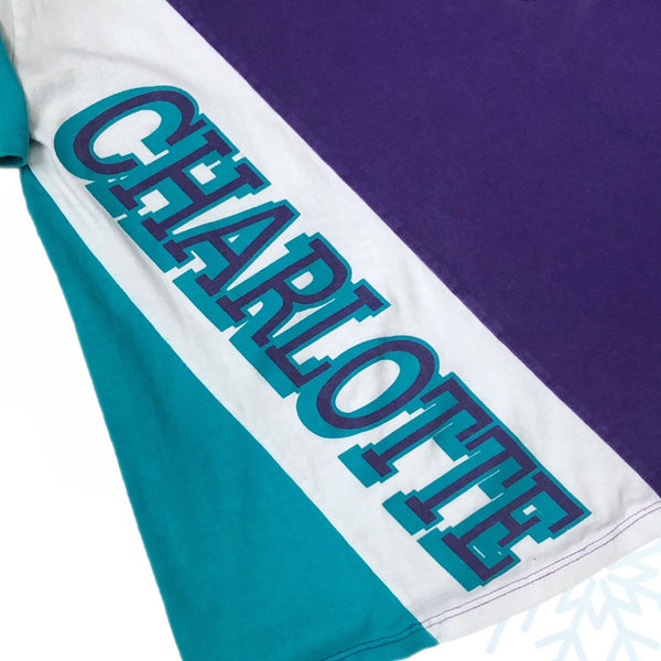 Vintage NBA Charlotte Hornets Champion Warmup Shooting Shirt (L)