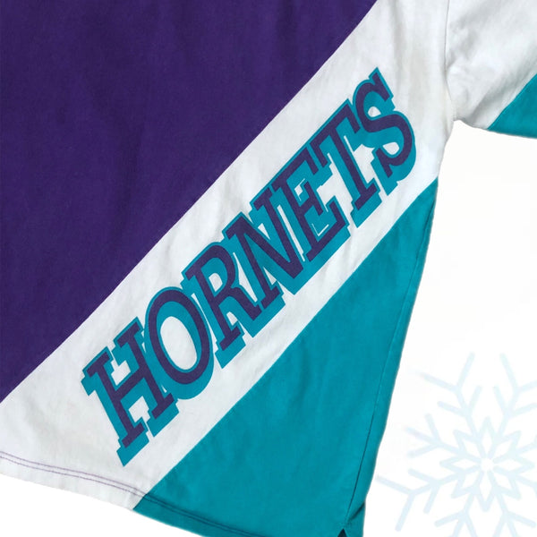 Vintage NBA Charlotte Hornets Champion Warmup Shooting Shirt (L)