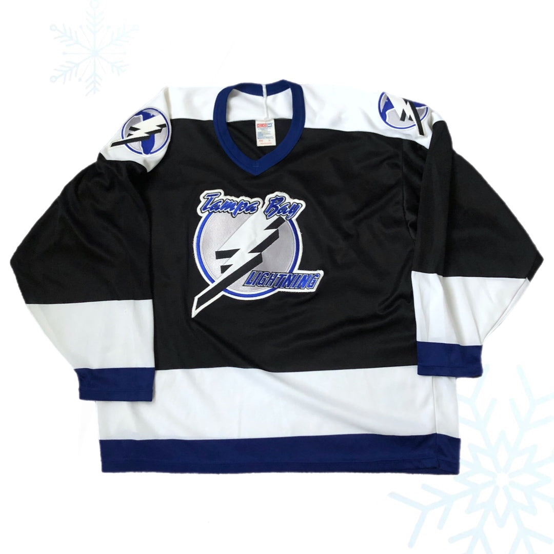 Vintage NHL Tampa Bay Lightning CCM Maska Jersey (XL)