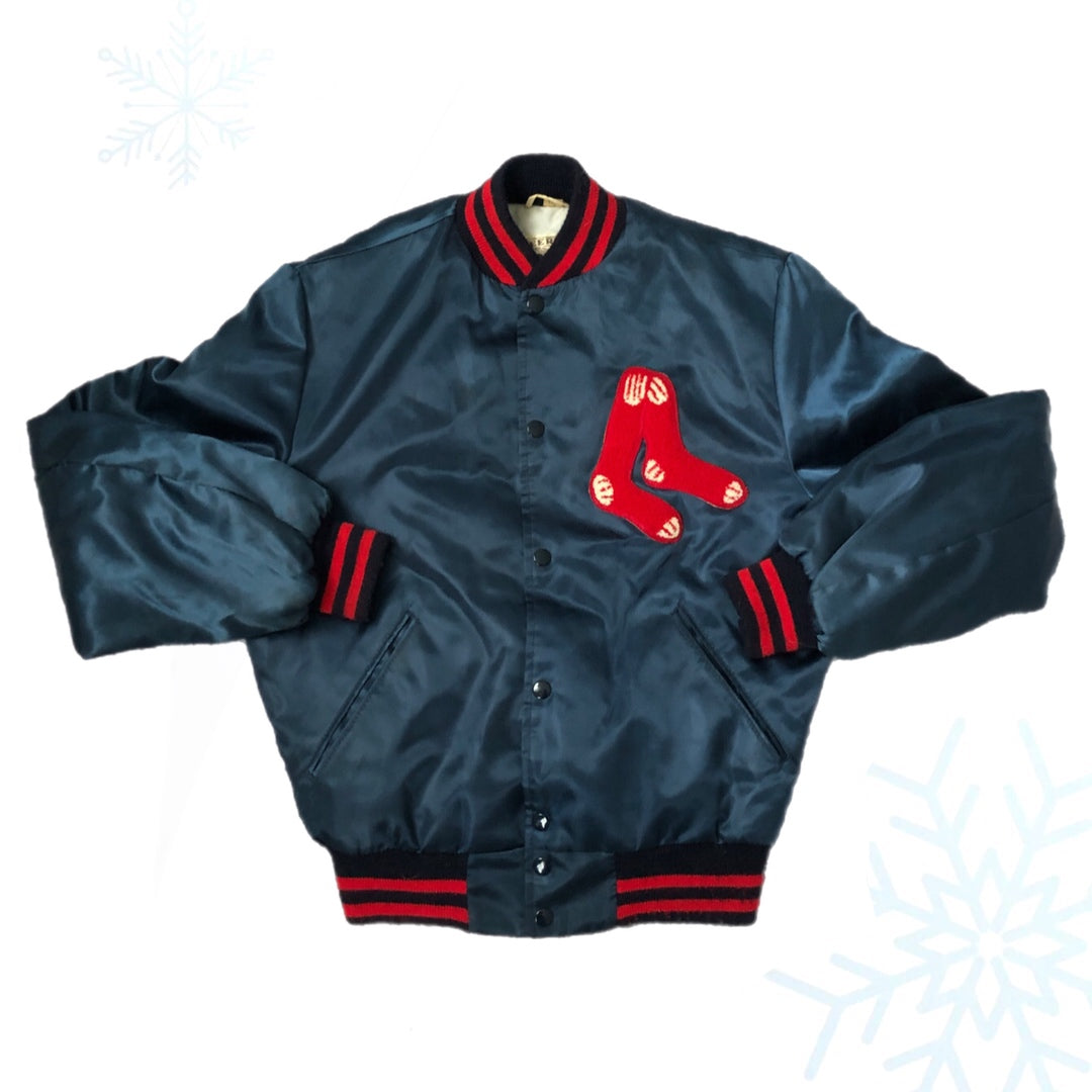 Vintage MLB Boston Red Sox Deerfoot Satin Jacket (S)