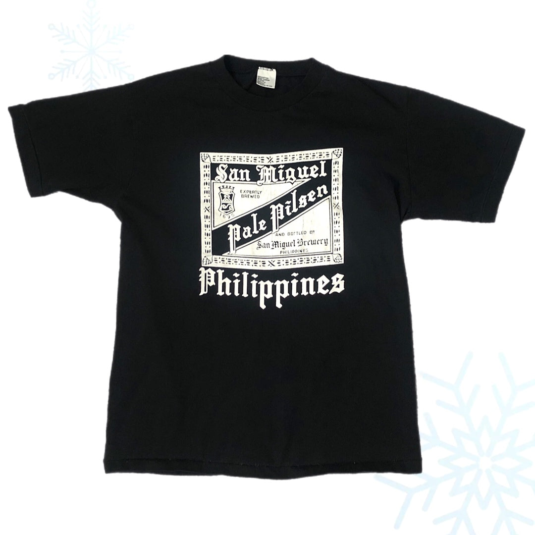 Vintage San Miguel Pale Pilsen Philippines T-Shirt (L)