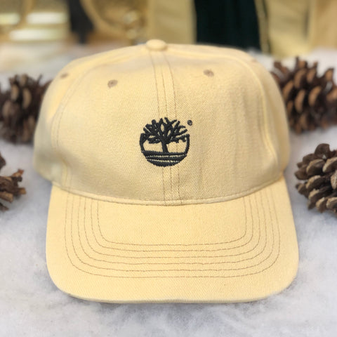 Timberland Logo Yellow Snapback Hat