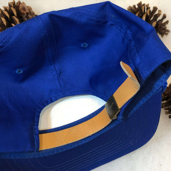 Vintage YoungAn Royal Blue Blank Twill Strapback Hat