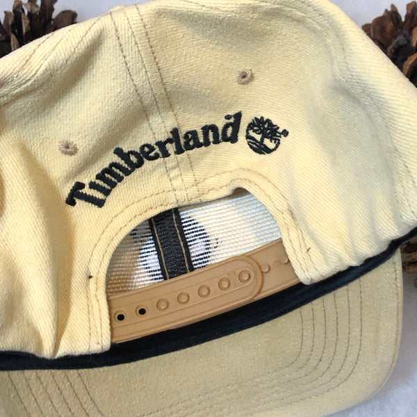 Timberland Logo Yellow Snapback Hat