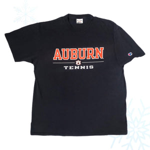 Vintage NCAA Auburn University Tigers Tennis Champion T-Shirt (XL)