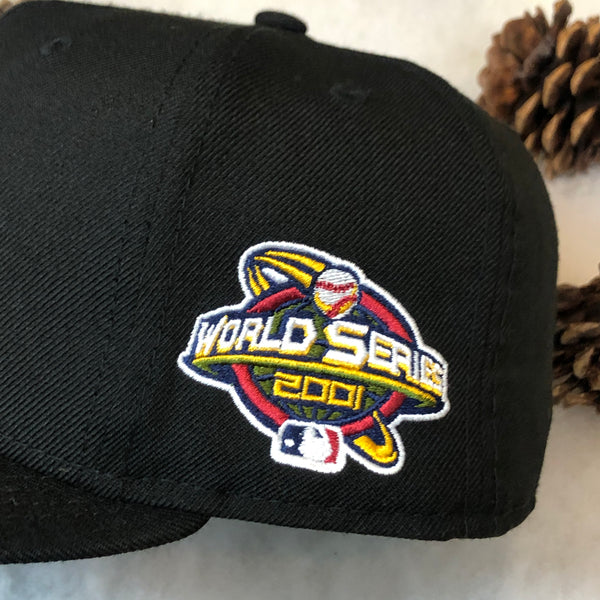 MLB Arizona Diamondbacks New Era 2001 World Series Side Patch Wool Fitted Hat 7 5/8
