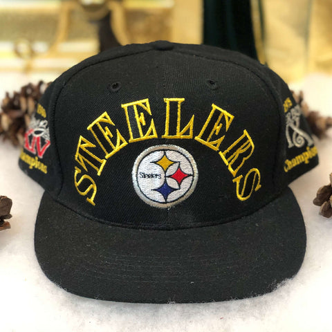 Vintage Deadstock NWOT NFL Pittsburgh Steelers Annco Championship Wool Snapback Hat