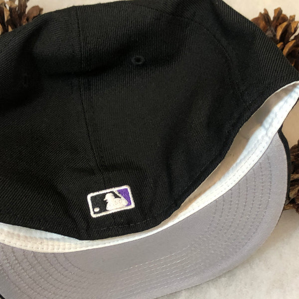 MLB Arizona Diamondbacks New Era 2001 World Series Side Patch Wool Fitted Hat 7 5/8