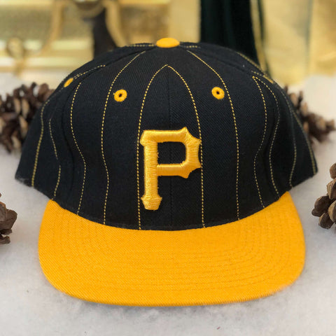 Vintage Deadstock NWOT MLB Pittsburgh Pirates The G Cap Pinstripe Wool Snapback Hat