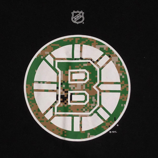 NHL Boston Bruins Patrice Bergeron Reebok Salute to Veterans Jersey T-Shirt (XXL)