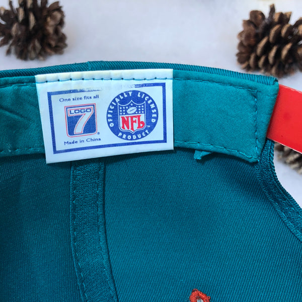 Vintage NFL Miami Dolphins Logo 7 Twill Snapback Hat