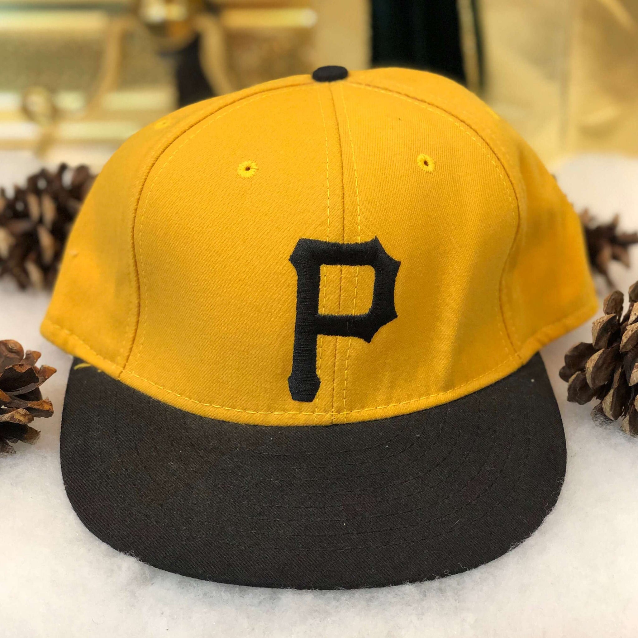 Vintage MLB Pittsburgh Pirates American Needle Wool Fitted Hat 7 3/8