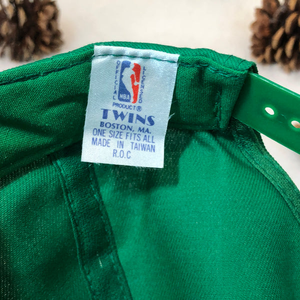 Vintage Deadstock NWOT NBA Boston Celtics Twins Enterprise Twill Snapback Hat