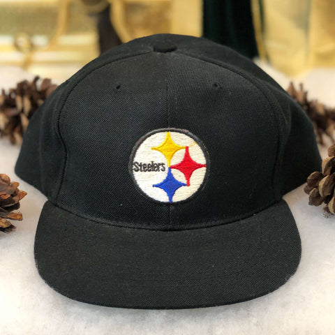 Vintage Deadstock NWOT NFL Pittsburgh Steelers AJD Wool Snapback Hat
