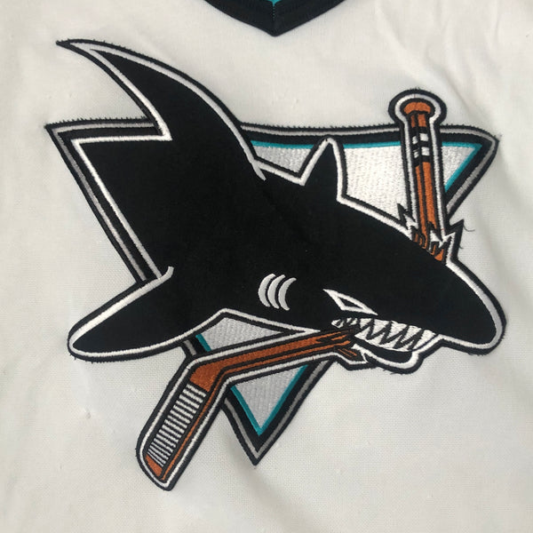 Vintage NHL San Jose Sharks CCM Maska Air Knit Jersey (XL)