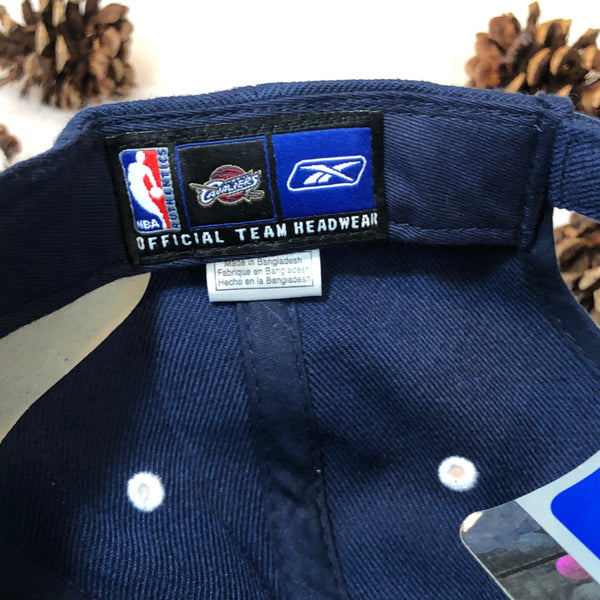 Deadstock NWT NBA Cleveland Cavaliers Basketball Reebok Wool Strapback Hat