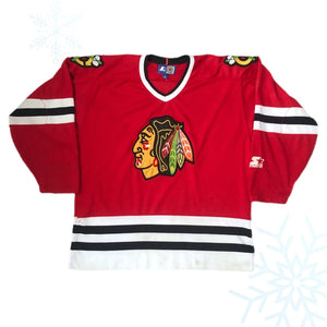 Vintage NHL Chicago Blackhawks Starter Jersey (L)