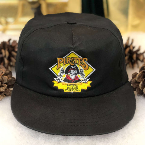 Vintage MLB Pittsburgh Pirates 1990-92 Eastern Division Champions Twill Snapback Hat
