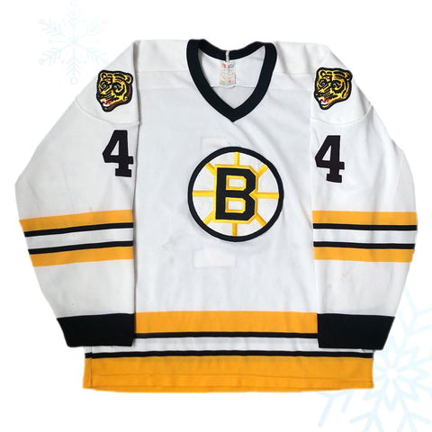 Vintage NHL Boston Bruins Bobby Orr CCM Maska Jersey (L)