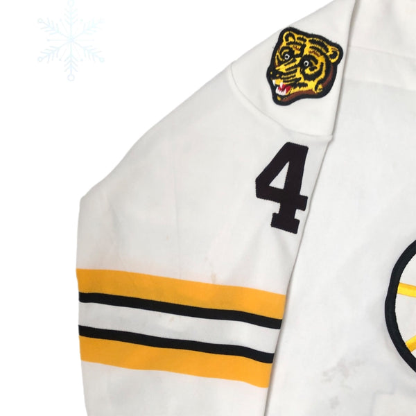 Vintage NHL Boston Bruins Bobby Orr CCM Maska Jersey (L)