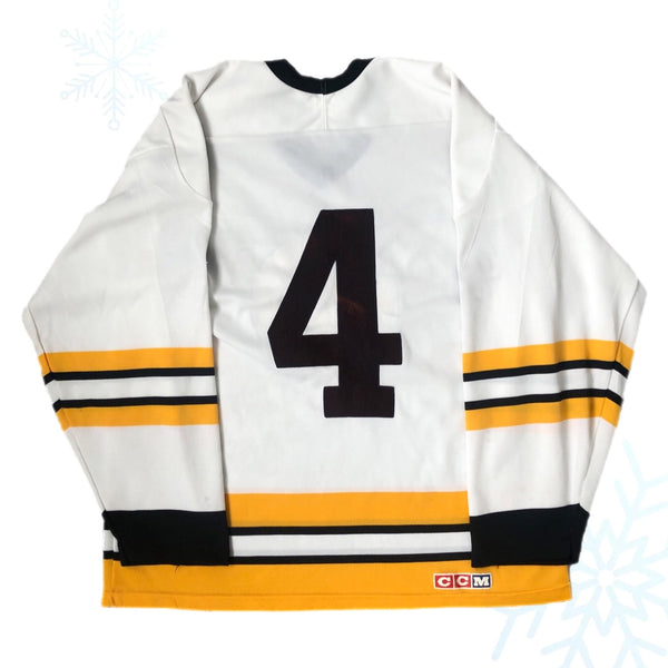 Vintage NHL Boston Bruins Bobby Orr CCM Maska Jersey (L)