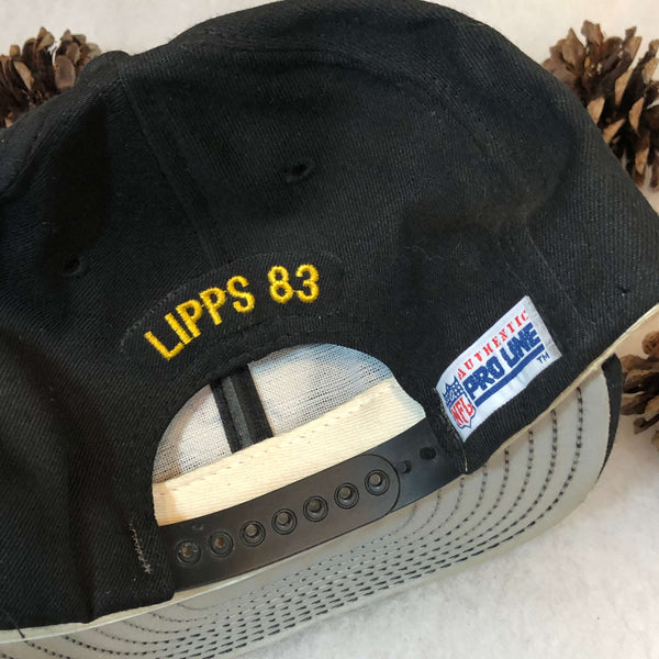Vintage NFL Pittsburgh Steelers Louis Lipps AJD Wool Snapback Hat