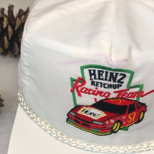 Vintage Heinz Ketchup Racing Team Strapback Hat