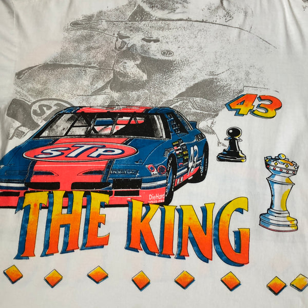 Vintage NASCAR Richard Petty The King All Over Print T-Shirt (XL)