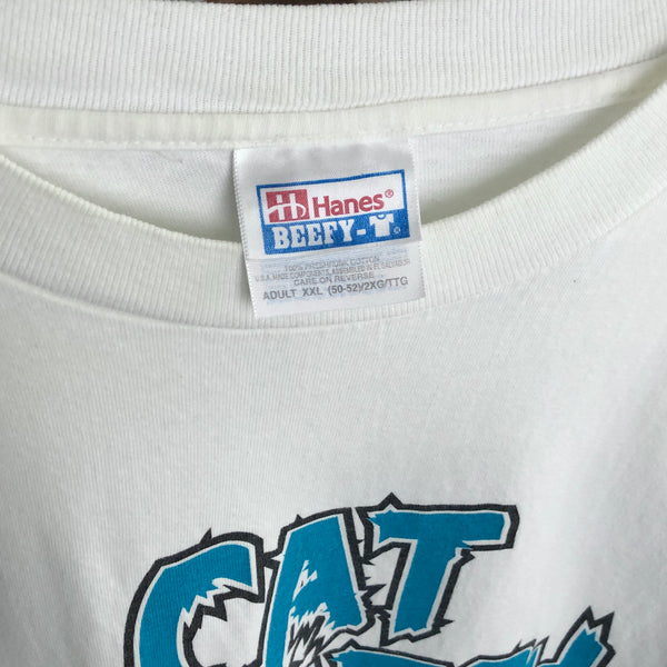Vintage Hunstville Channel Cats "Cat Scratch Fever" Minor League Hockey T-Shirt (XL)