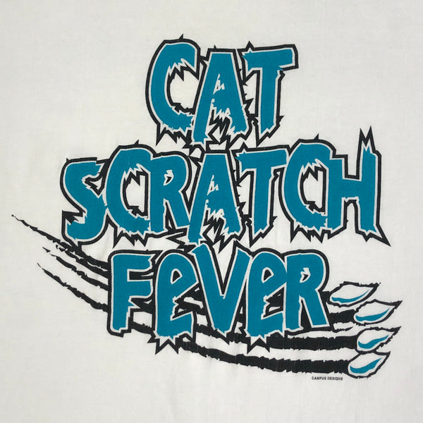 Vintage Hunstville Channel Cats "Cat Scratch Fever" Minor League Hockey T-Shirt (XL)